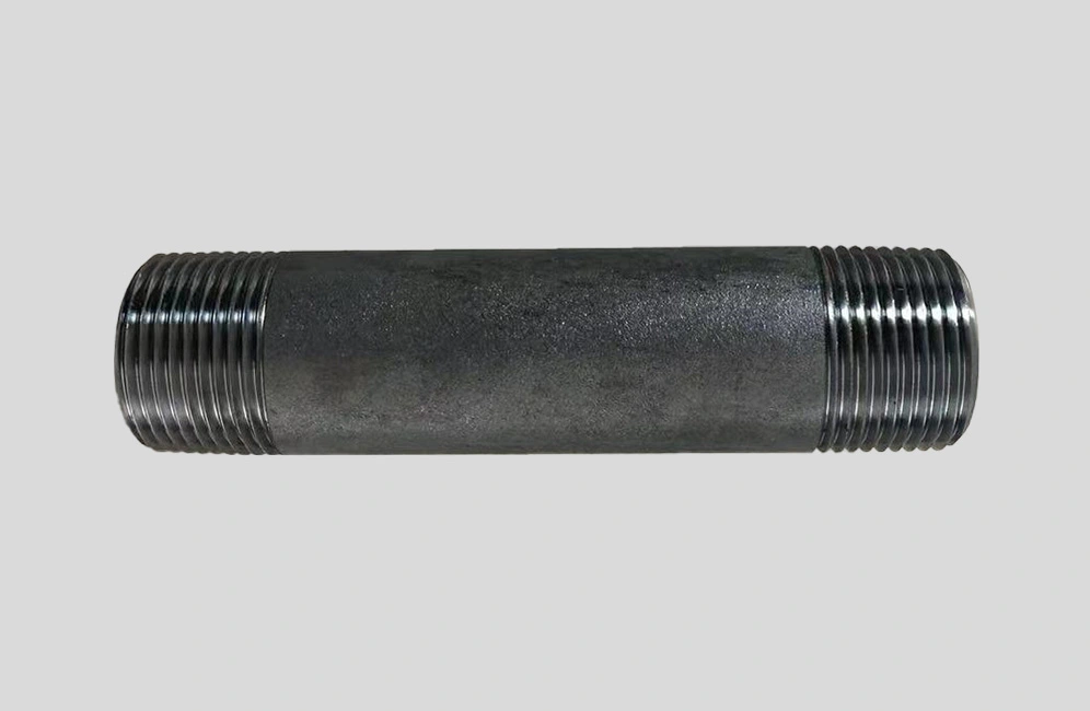 black steel pipe nipple